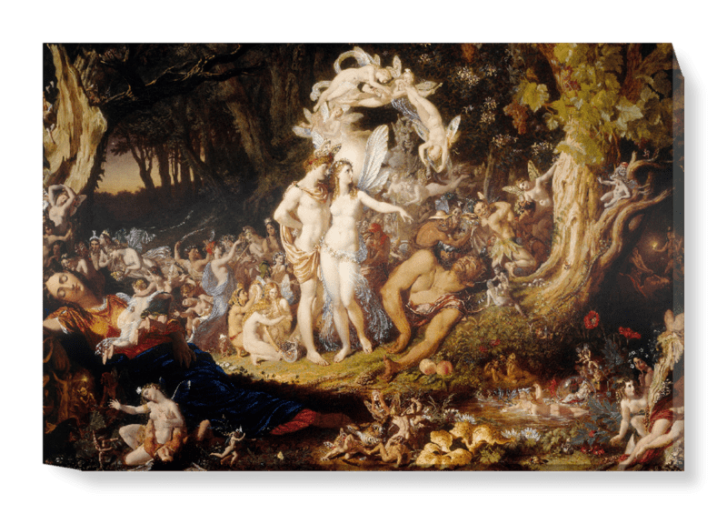 'The Reconciliation of Oberon and Titania' Canvas Wall Art