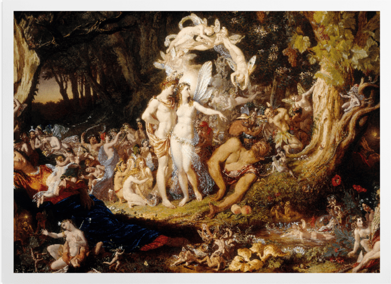 'The Reconciliation of Oberon and Titania' Art Prints