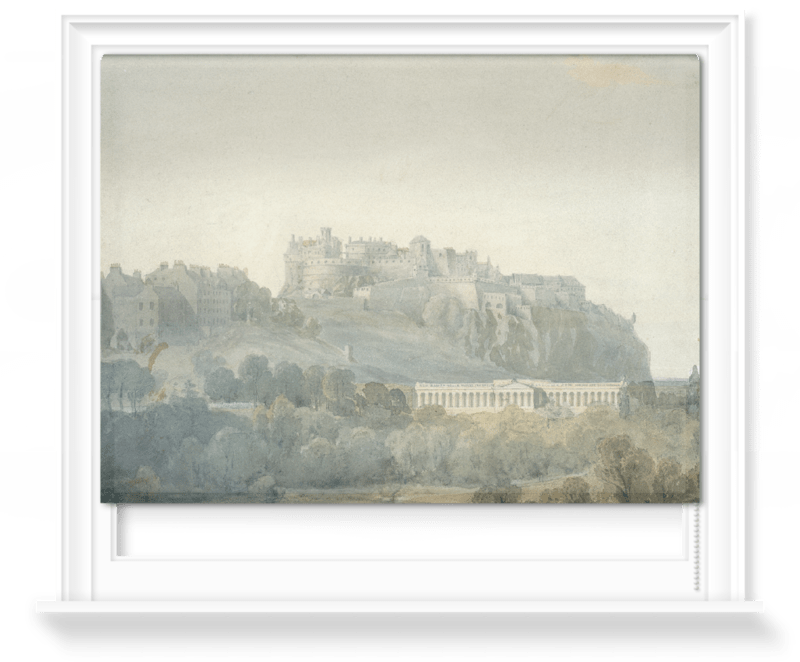 'Edinburgh Castle and the Proposed National Gallery of Scotland' Roller Blind