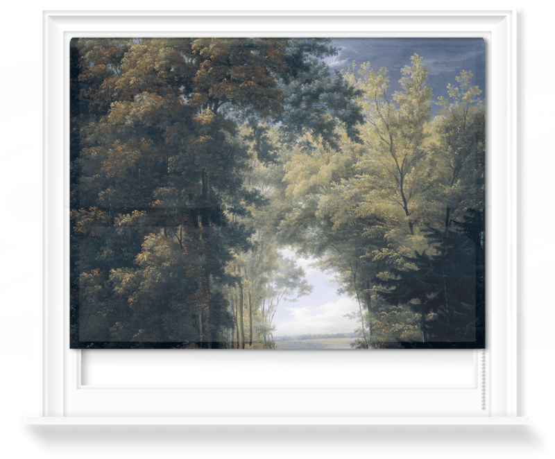 'An Alley of Trees in a Park' Roller Blind