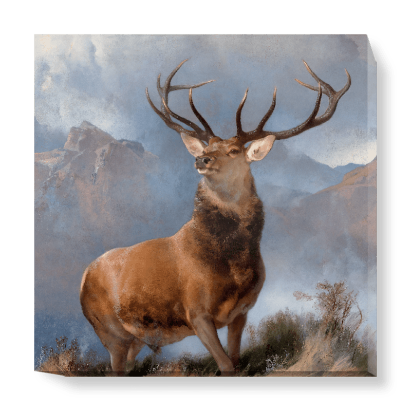 'The Monarch of the Glen' Canvas Wall Art