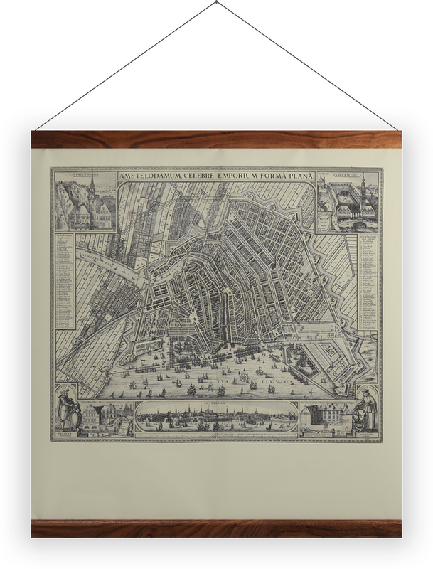 'View of Amsterdam' Wall Hanging