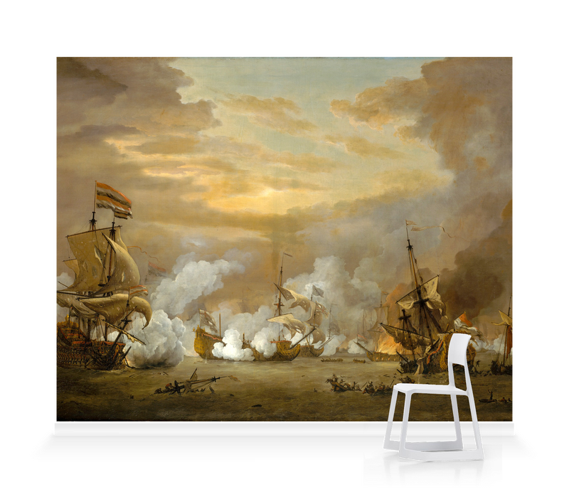 'The Battle Of The Texel' Wallpaper Mural