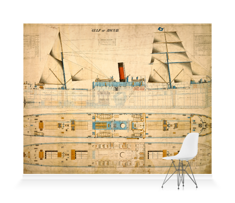 'Details For The Gulf On Ancud†' Wallpaper Mural