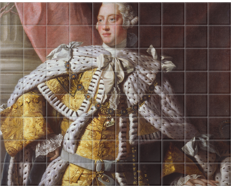 'King George III' Ceramic Tile Mural