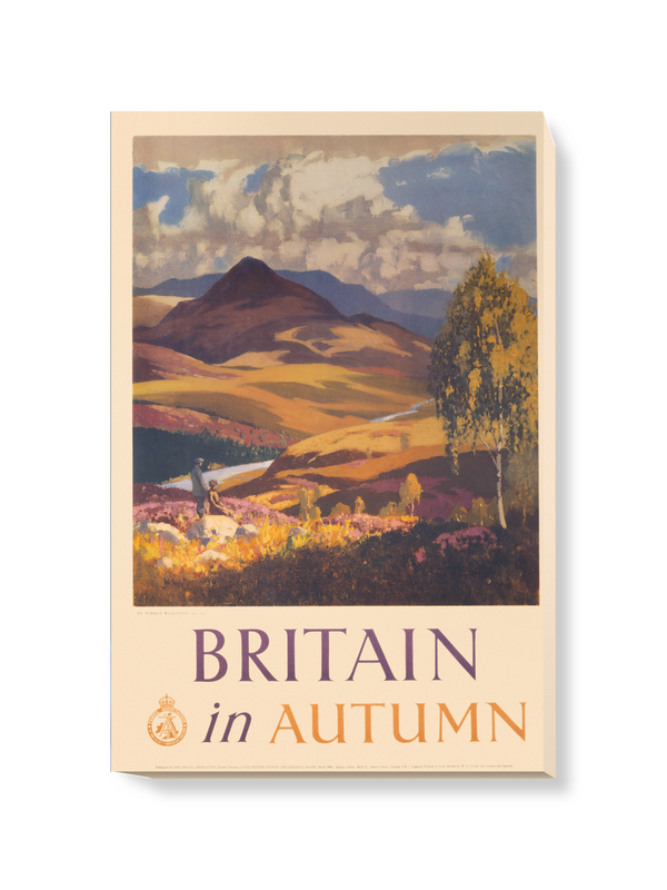 'Britain in Autumn' Canvas Wall Art