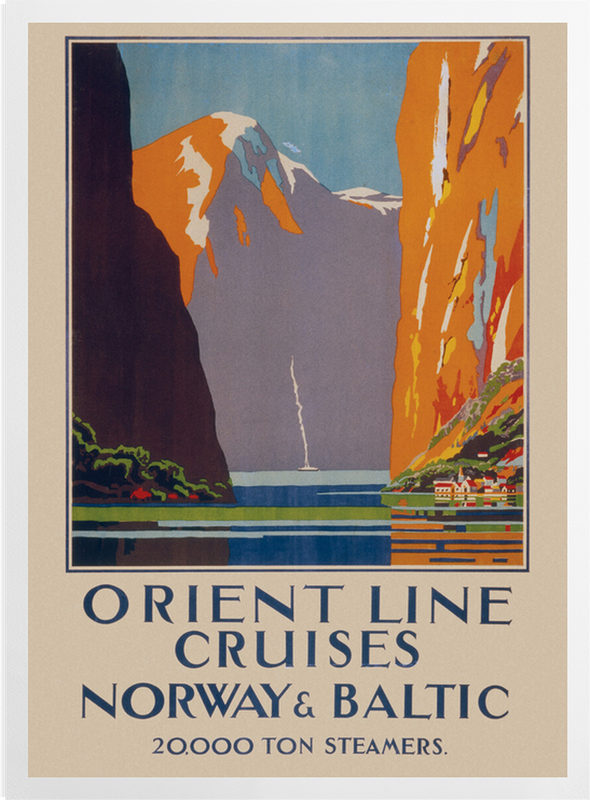 'Cruises to Norway and the Baltic' Art Prints