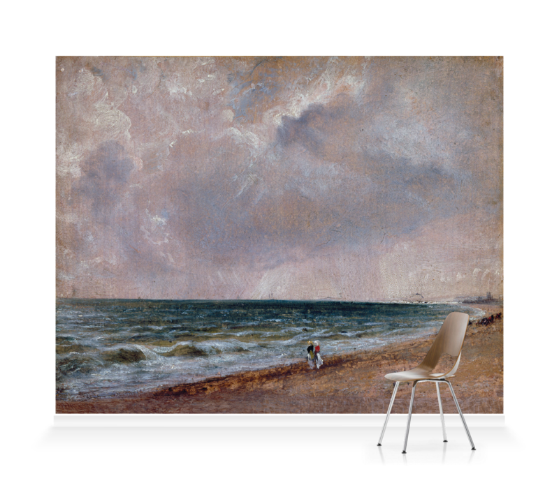 'Seascape Study: Brighton Beach looking west' Wallpaper Mural