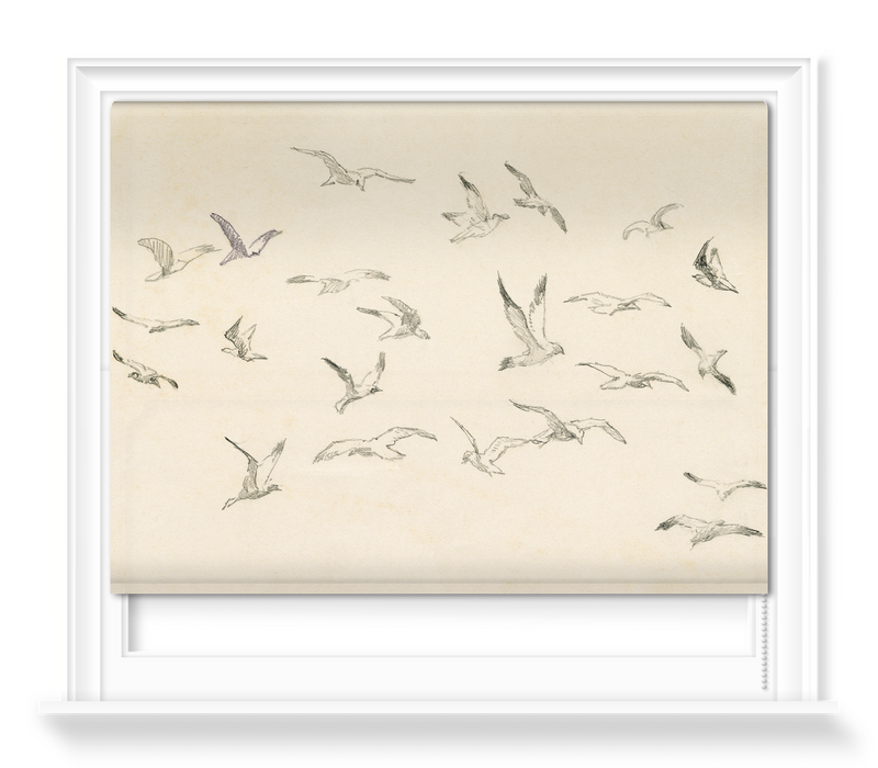 'Studies of Birds' Roller Blind