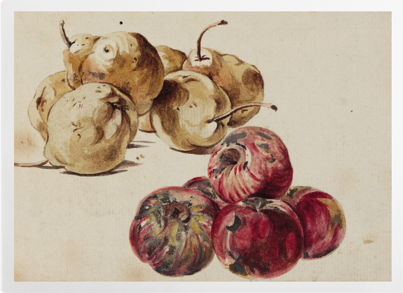 'Pears & Apples' Art Prints