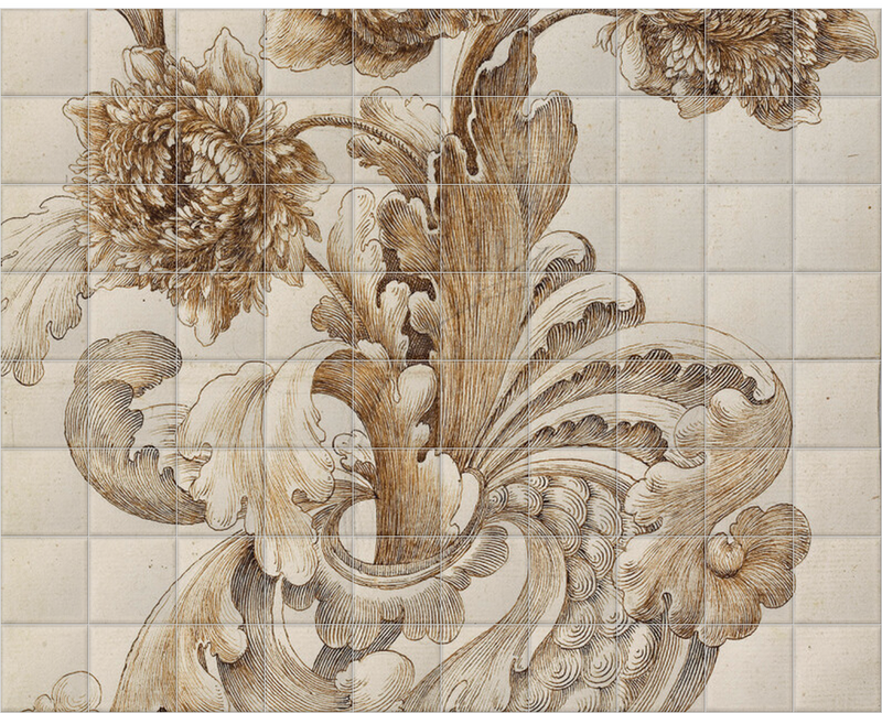 'Efflorescent' Ceramic Tile Mural