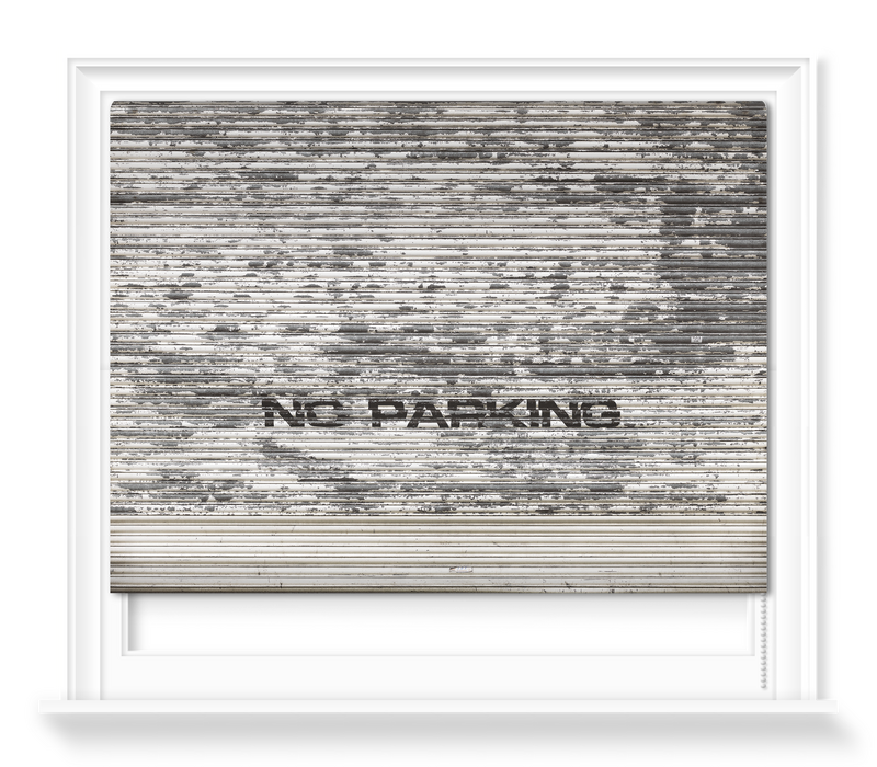 'No Parking' Roller Blind