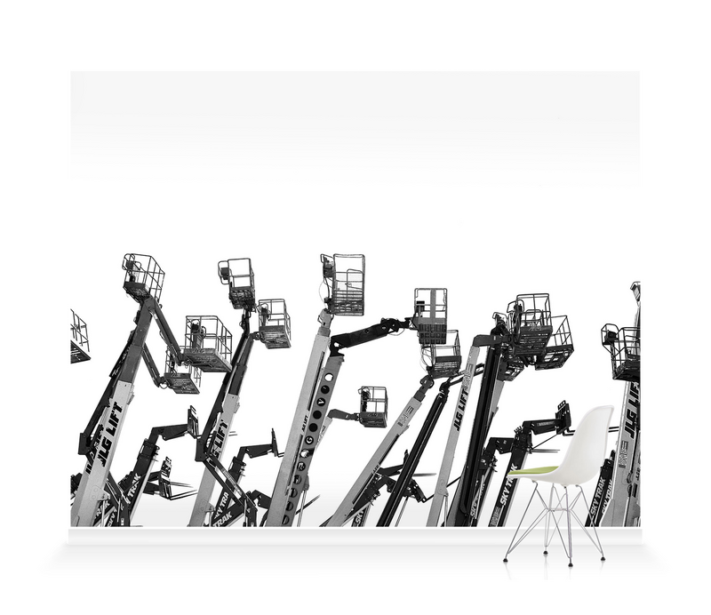 Parked Cranes, Las Vegas' Wallpaper Mural | SurfaceView Parked Cranes, Las Vegas' Wallpaper Mural | SurfaceView