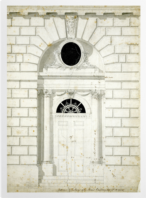 'Somerset House Doorway' Art Prints
