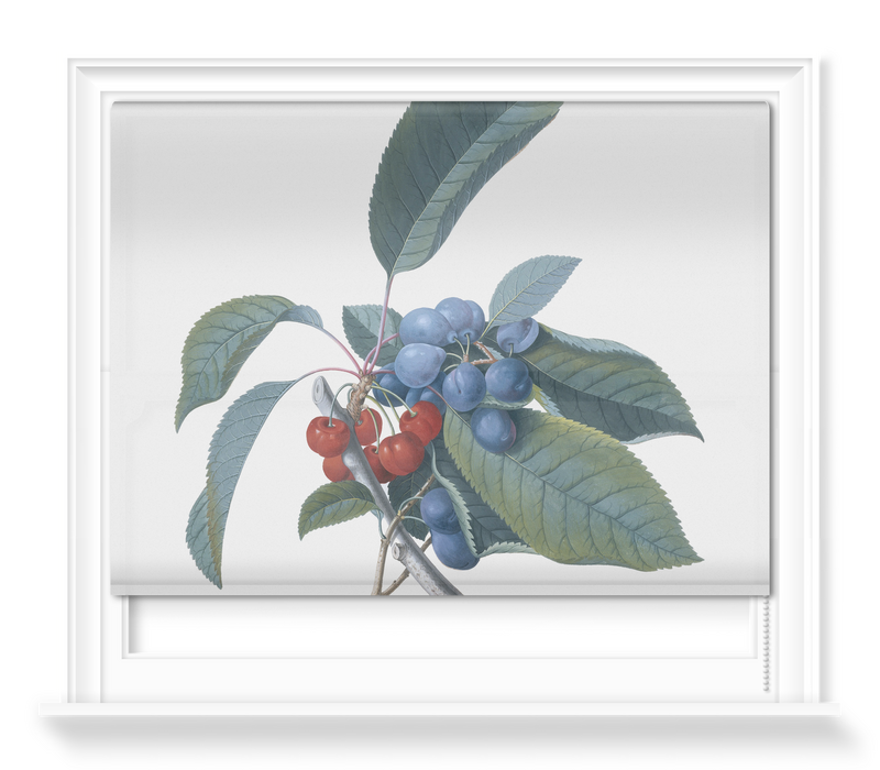 'Red Cherries and Damsons' Roller Blind