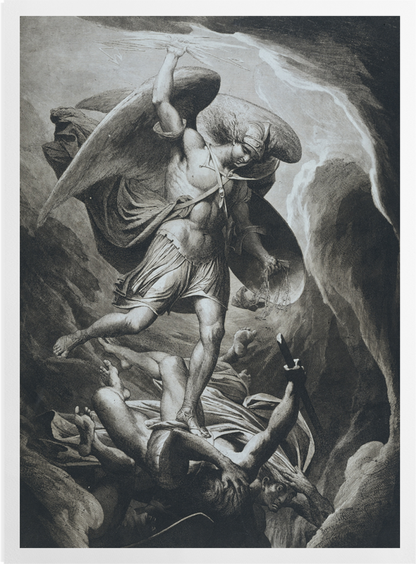 'The Fall of Satan' Art Prints