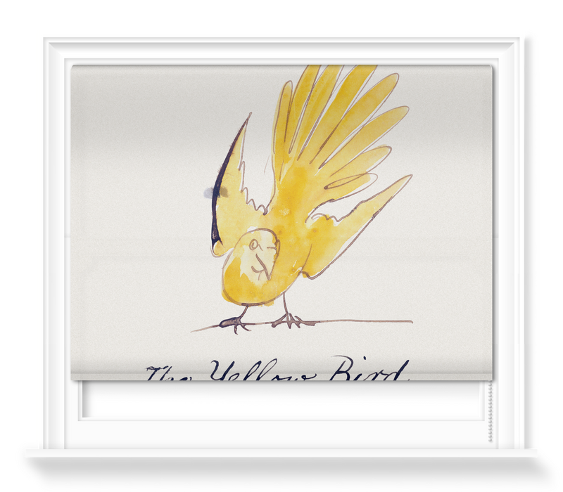 'The Yellow Bird' Roller Blind