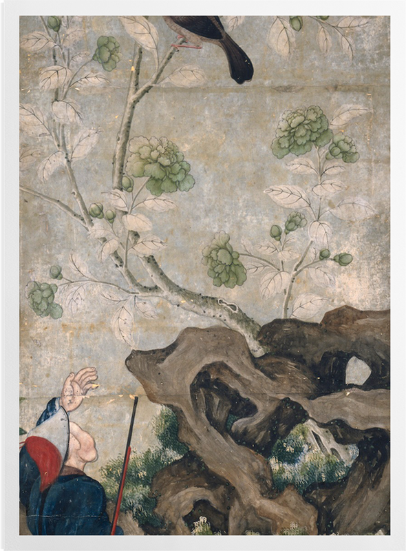 'Panel of Wallpaper II' Art Prints
