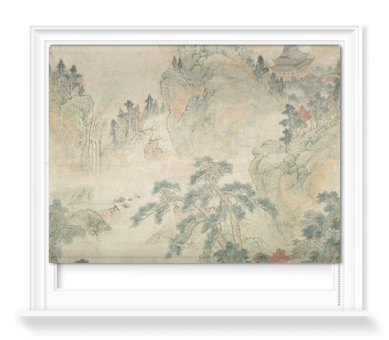 'Ming Mountain Scroll' Roller Blind