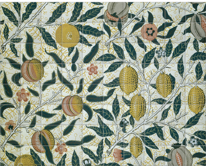 'Fruit Wallpaper' Ceramic Tile Mural