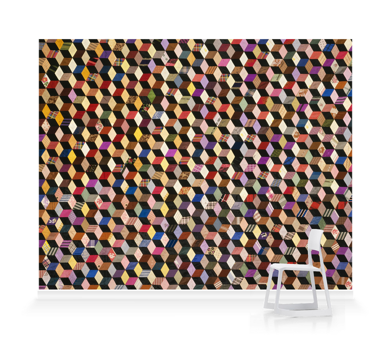 'Unfinished Patchwork Cover' Wallpaper Mural