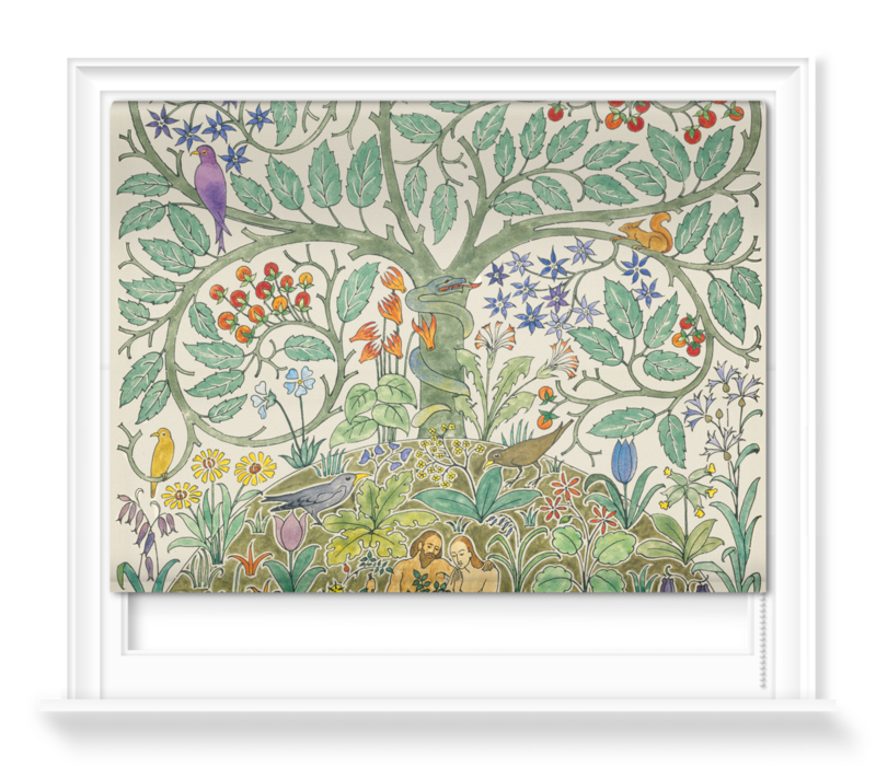 'Adam and Eve in Paradise' Roller Blind