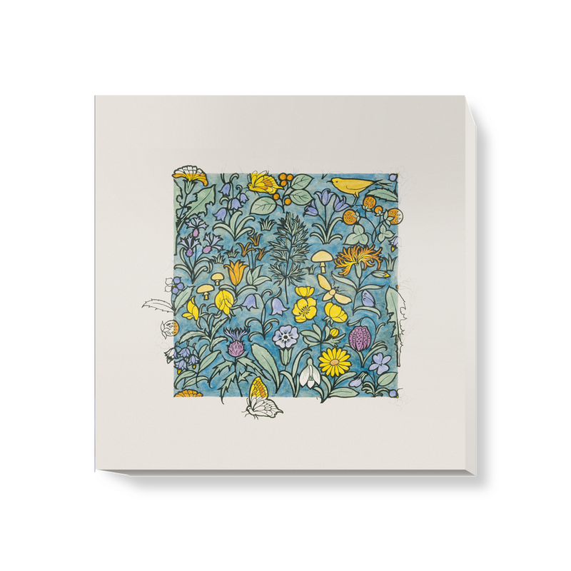 'Design Depicting a Forest' Canvas Wall Art