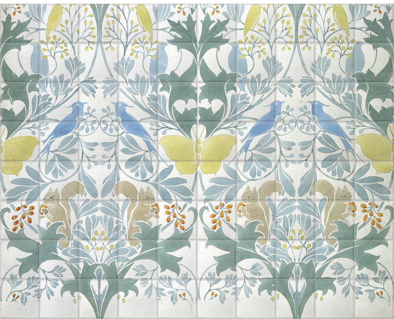 'Design for Wallpaper' Ceramic Tile Mural