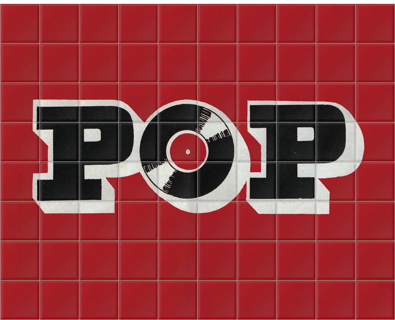 'Pop' Ceramic Tile Mural