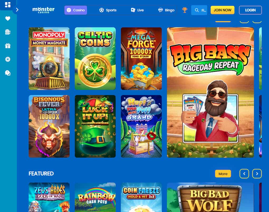 Monster Casino - Non GamStop Casinos